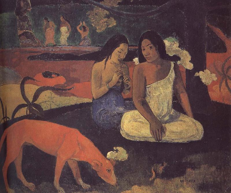 Paul Gauguin Happy Woman